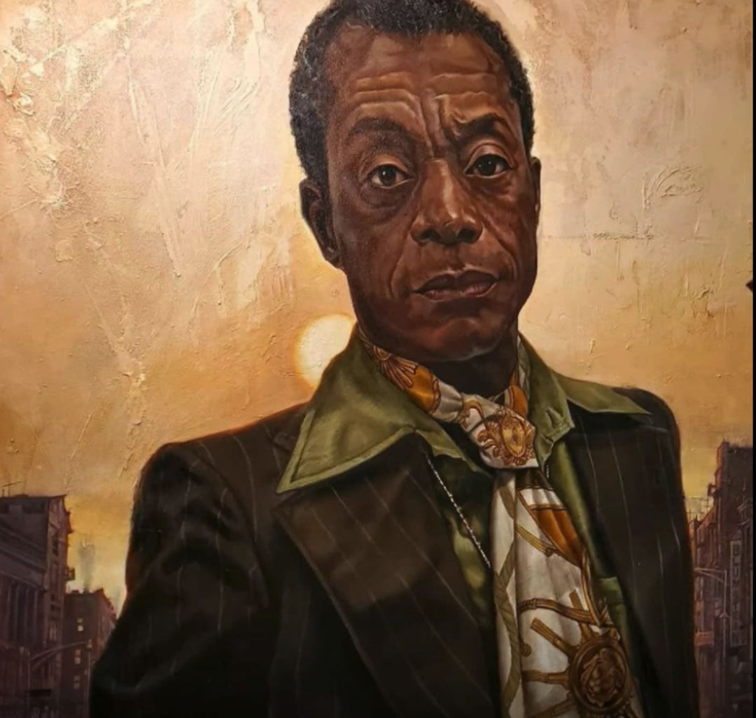 New Original Artwork: James Baldwin by K.A. Williams II-The Black Art Depot