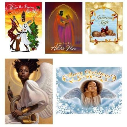 assorted-african-american-christmas-cards-The Black Art Depot