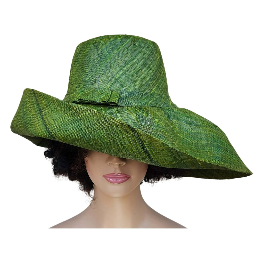 Ani: Madagsacar Big Brim Raffia Sun Hat (Mannequin 3)
