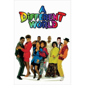 A Different World TV show poster featuring iconic Hillman College cast (1987-1993)