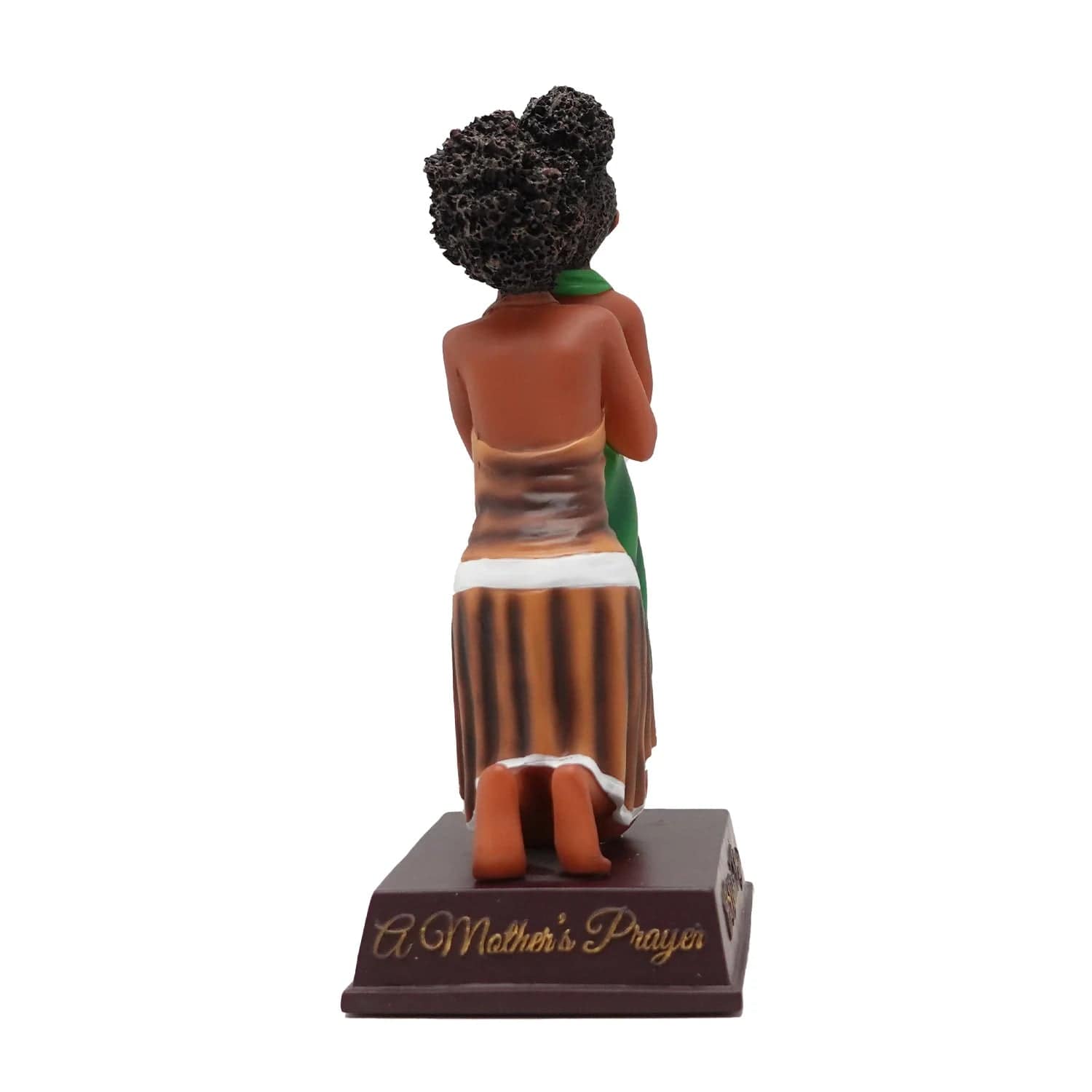 6 of 8: A Mother's Prayer: Train Up a Child  Figurine by Doroth Allen (Rear)