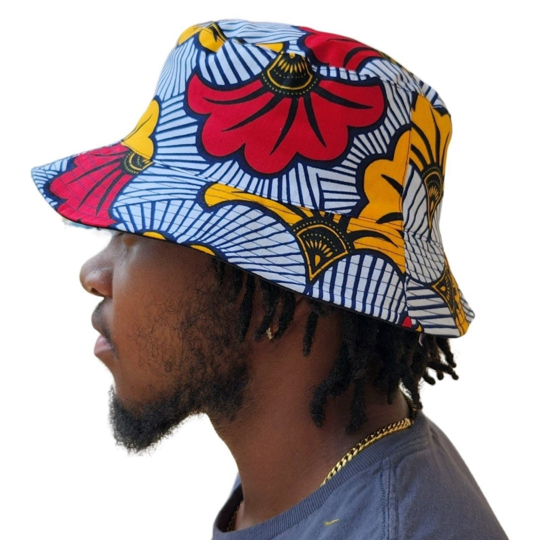 Addae: Ankara/African Wax Print Bucket Hat