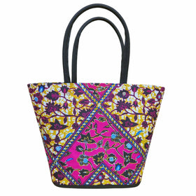 Alvita: Authentic African Malagasy Tote Bag