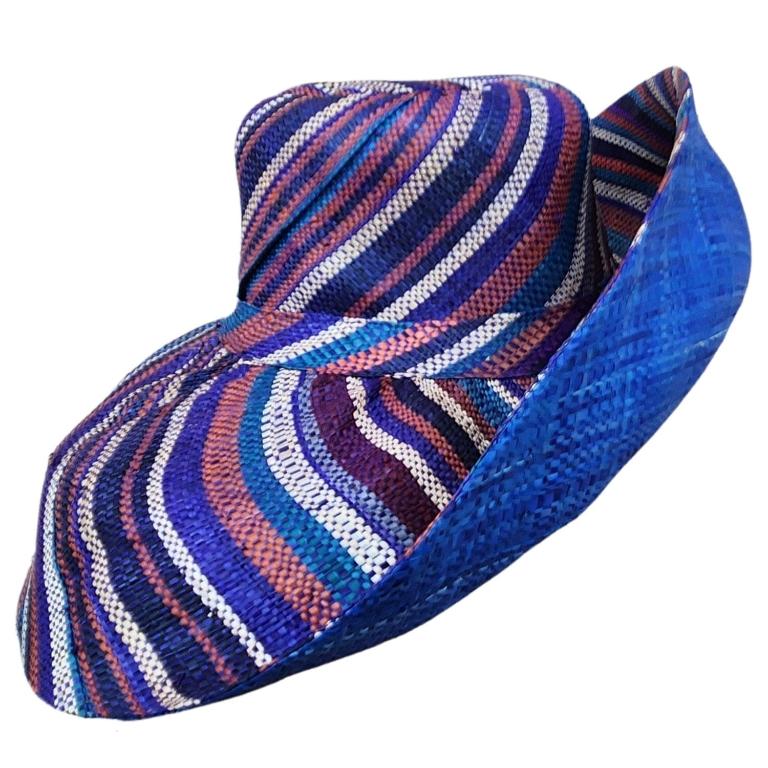 1 of 3: Arley: Authentic Hand Woven Madagascar Big Brim Raffia Sun Hat