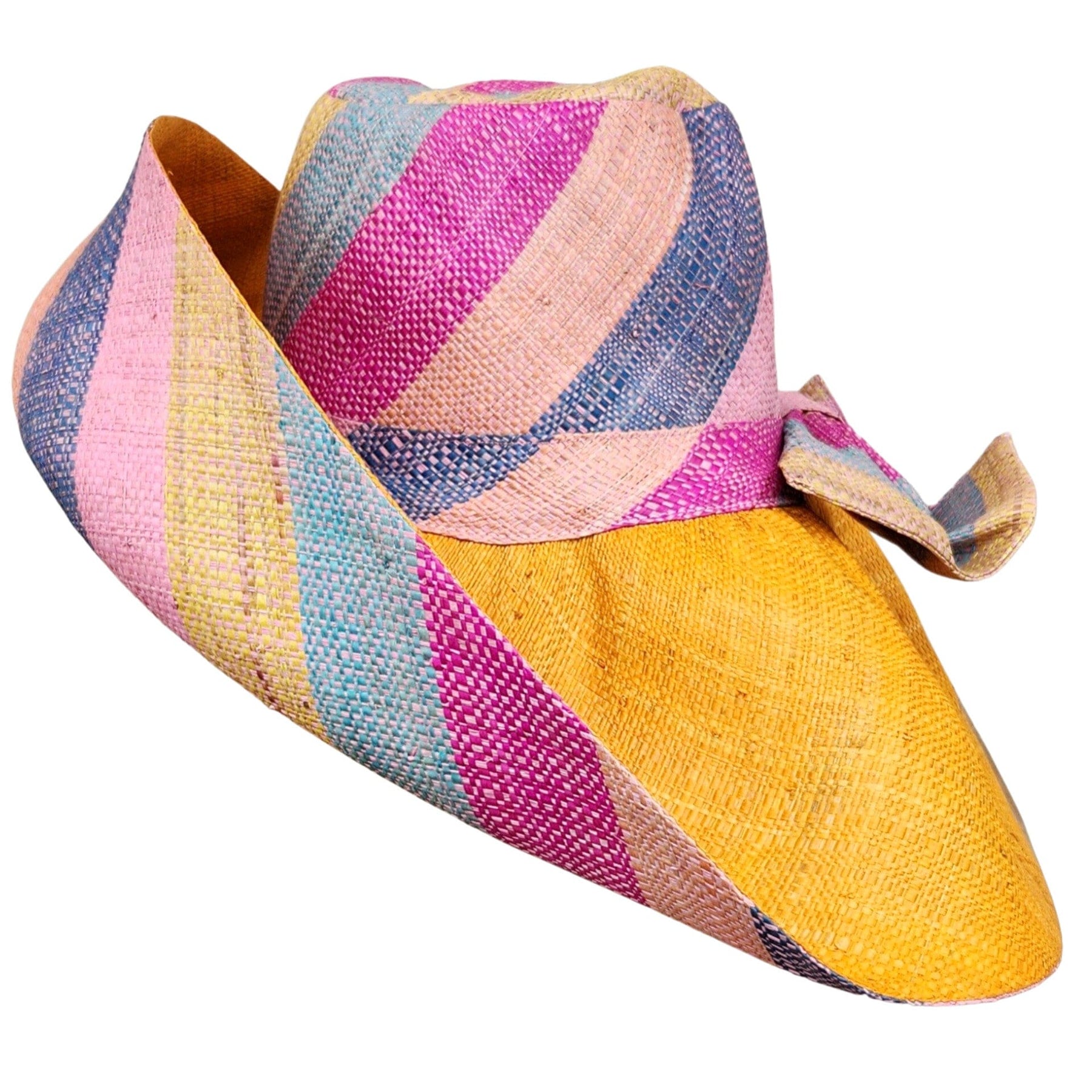 1 of 3: Ayanda: Madagsacar Big Brim Raffia Sun Hat