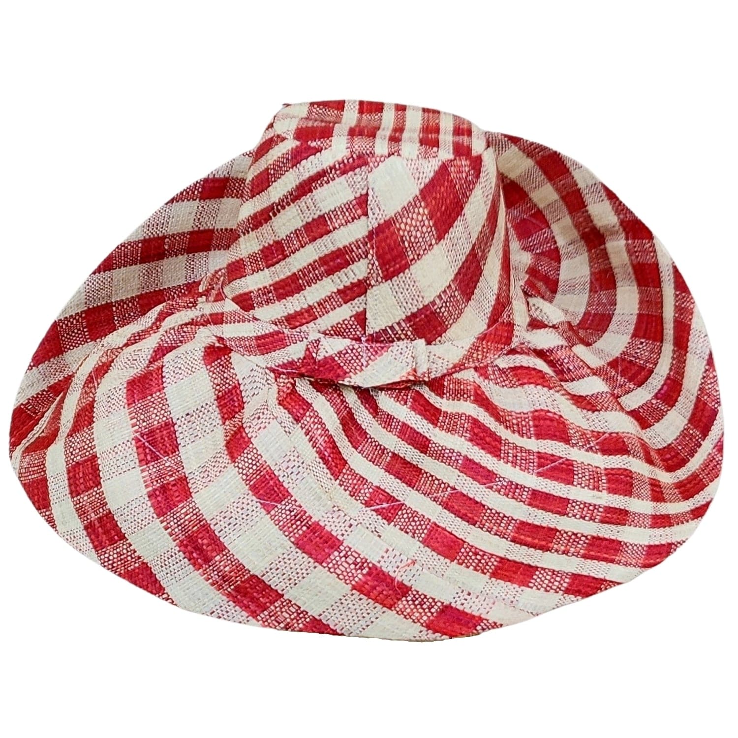 2 of 3: Badrick: Authentic Hand Woven Madagascar Big Brim Raffia Sun Hat