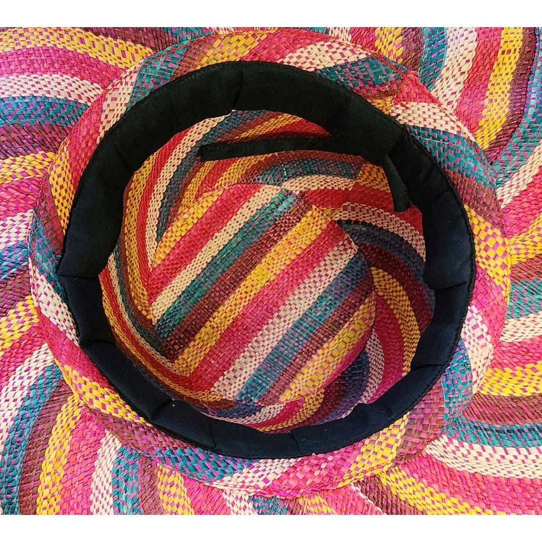 Baron: Authentic Hand Woven Madagascar Big Brim Raffia Sun Hat