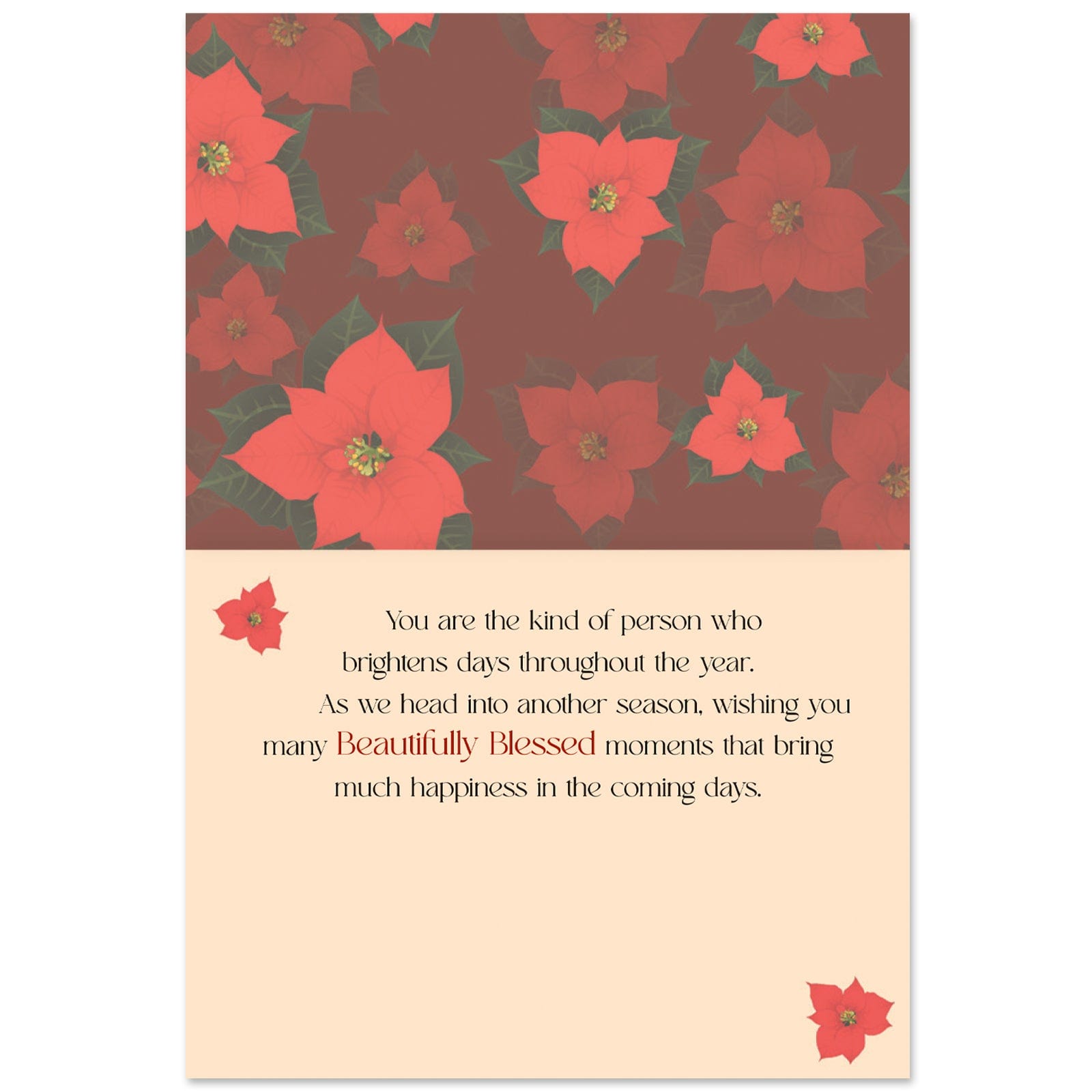 4 of 5: Beautifully Blessed: African American Christmas Card Box Set (Inside)