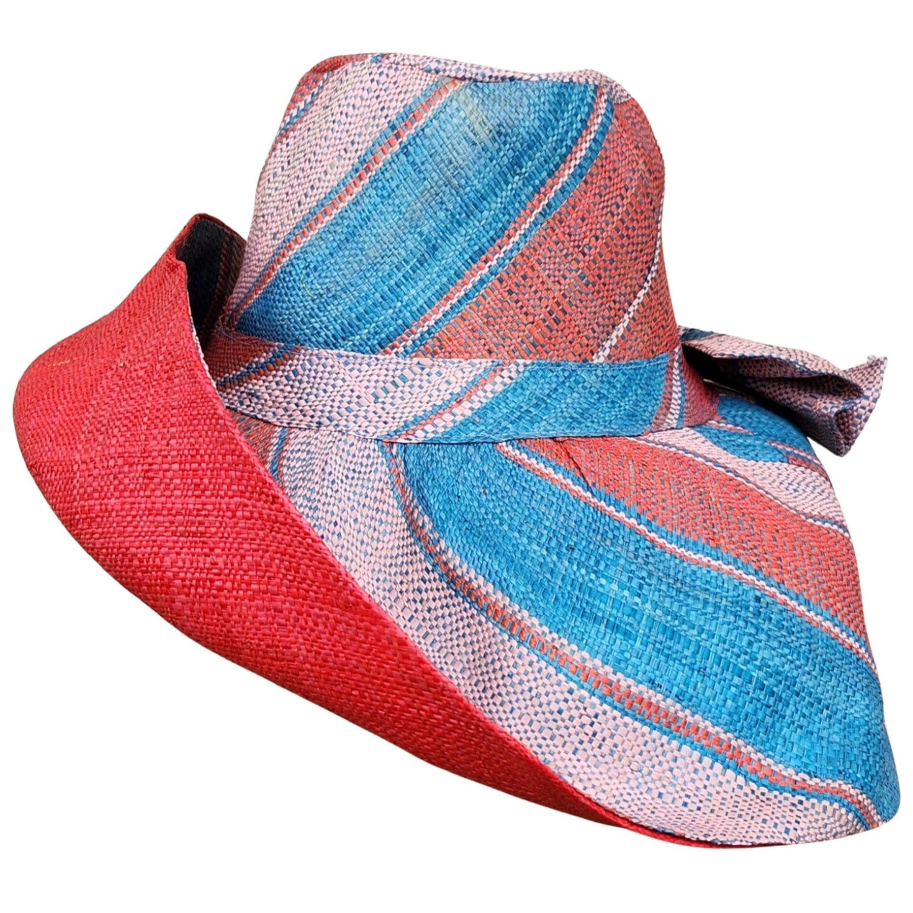 1 of 5: Bheka: Madagsacar Big Brim Raffia Sun Hat