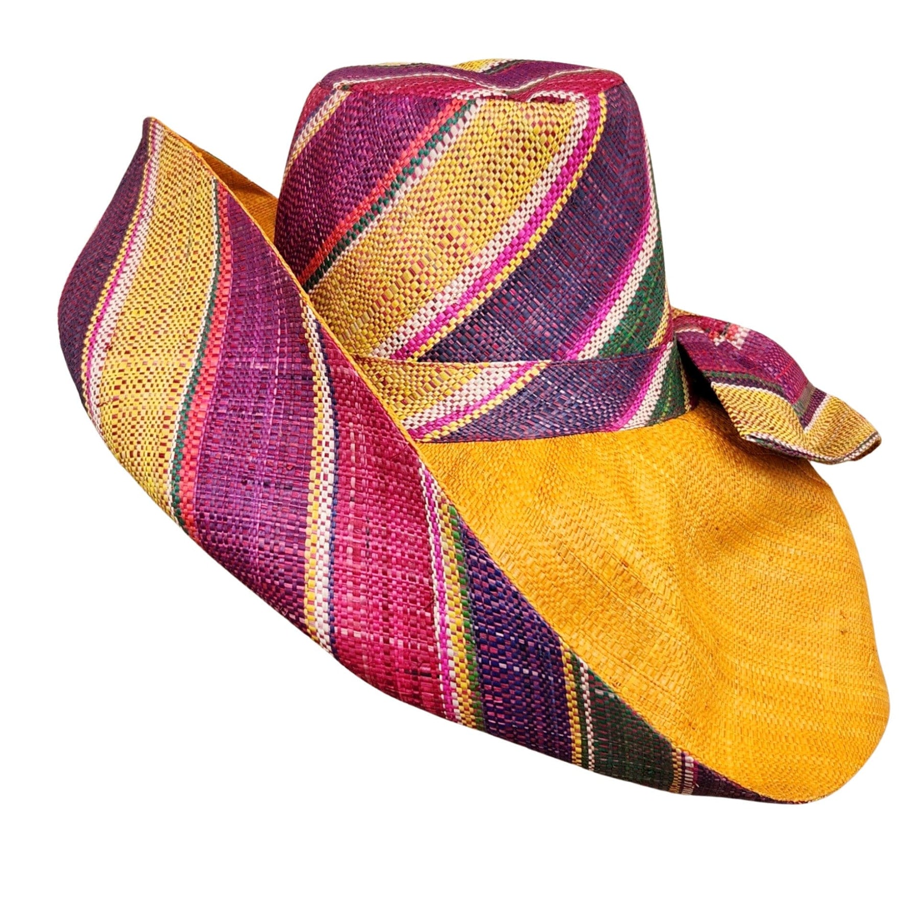 1 of 6: Bhekisisa: Madagsacar Big Brim Raffia Sun Hat