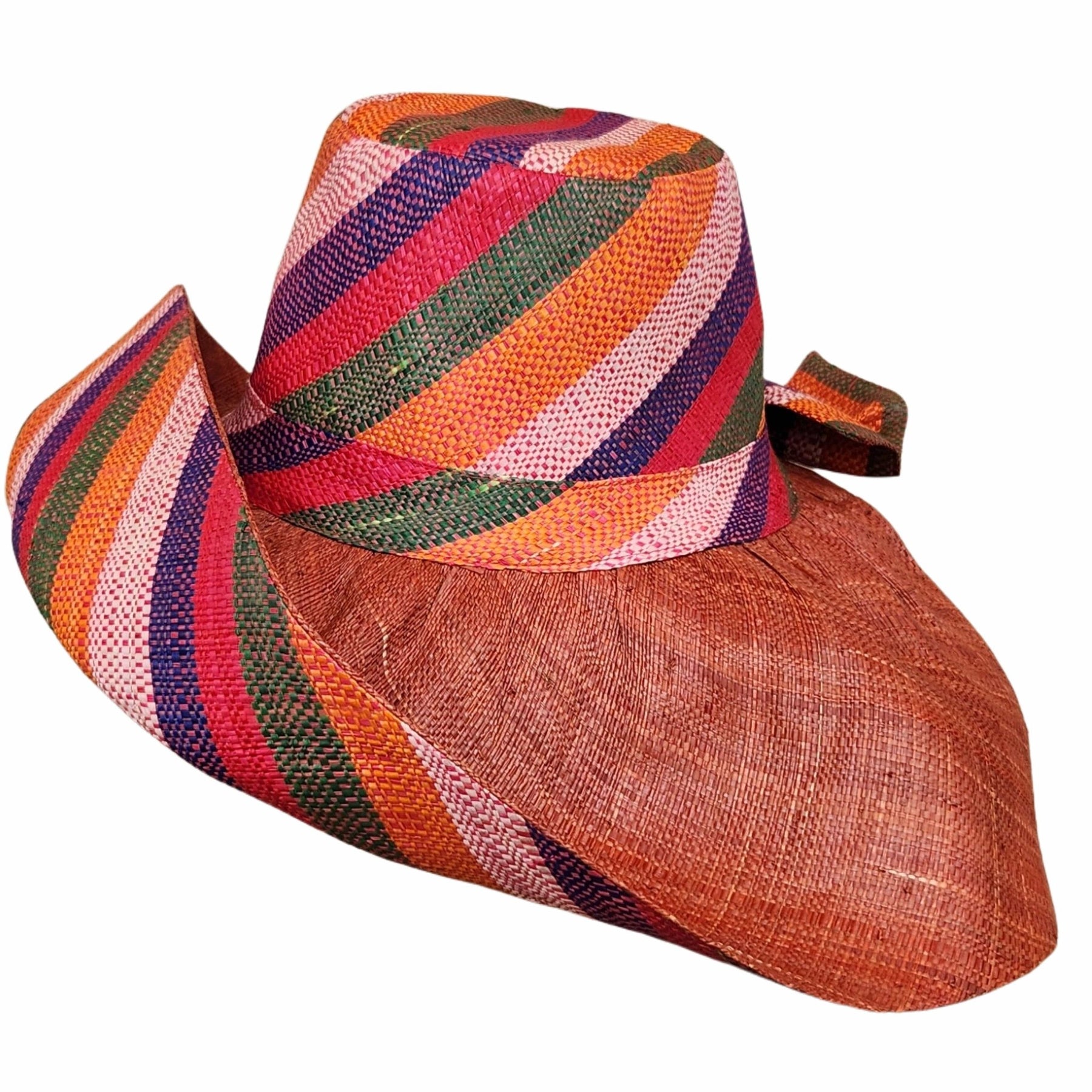 1 of 2: Bhekizizwe: Madagsacar Big Brim Raffia Sun Hat