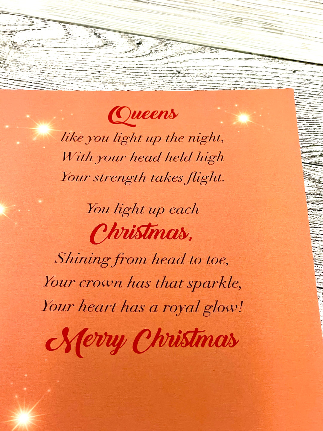 Christmas Royalty: African American Christmas Card Box Set (Inside)