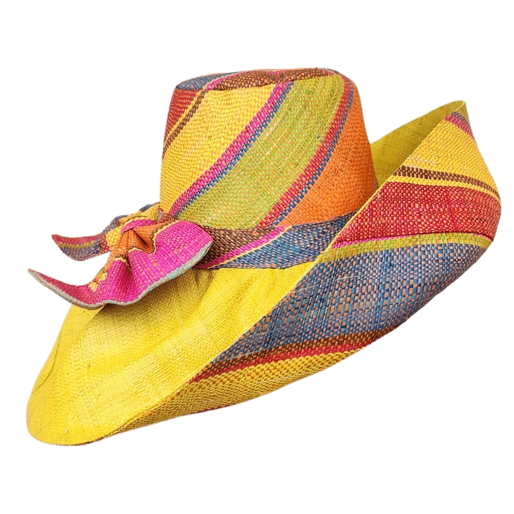1 of 3: Dumisile: Madagsacar Big Brim Raffia Sun Hat