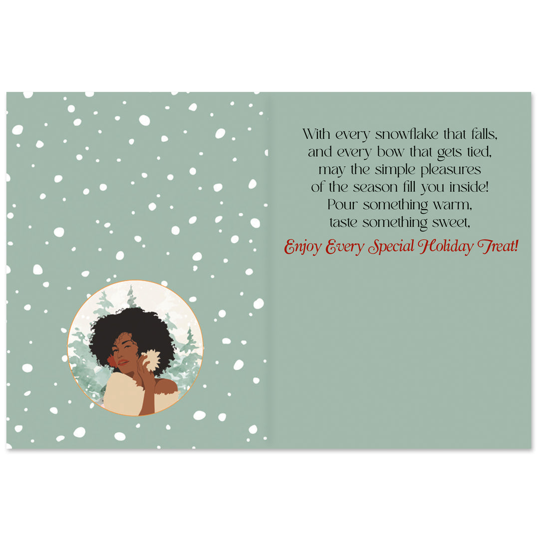 The Beauty of the Season: African American Christmas Card Box Set (Inside)