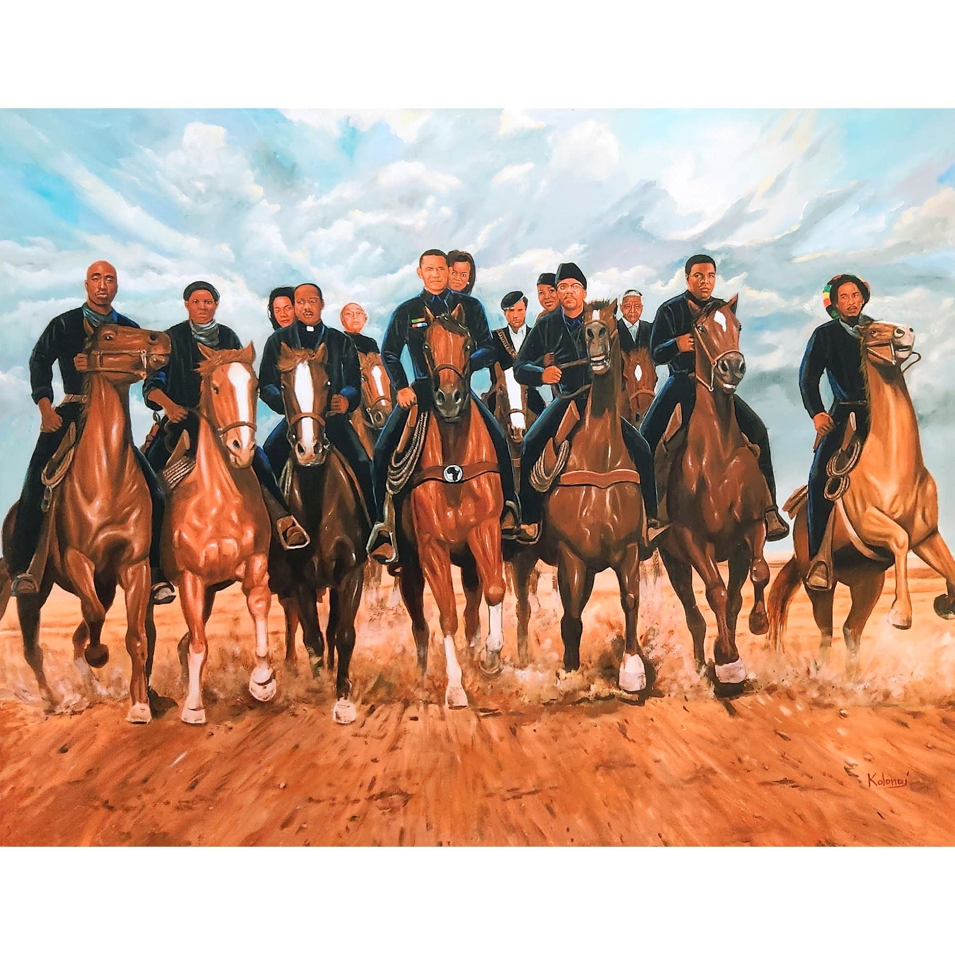Freedom Riders by Kologni Brathwaite (Art Print) The Black Art Depot
