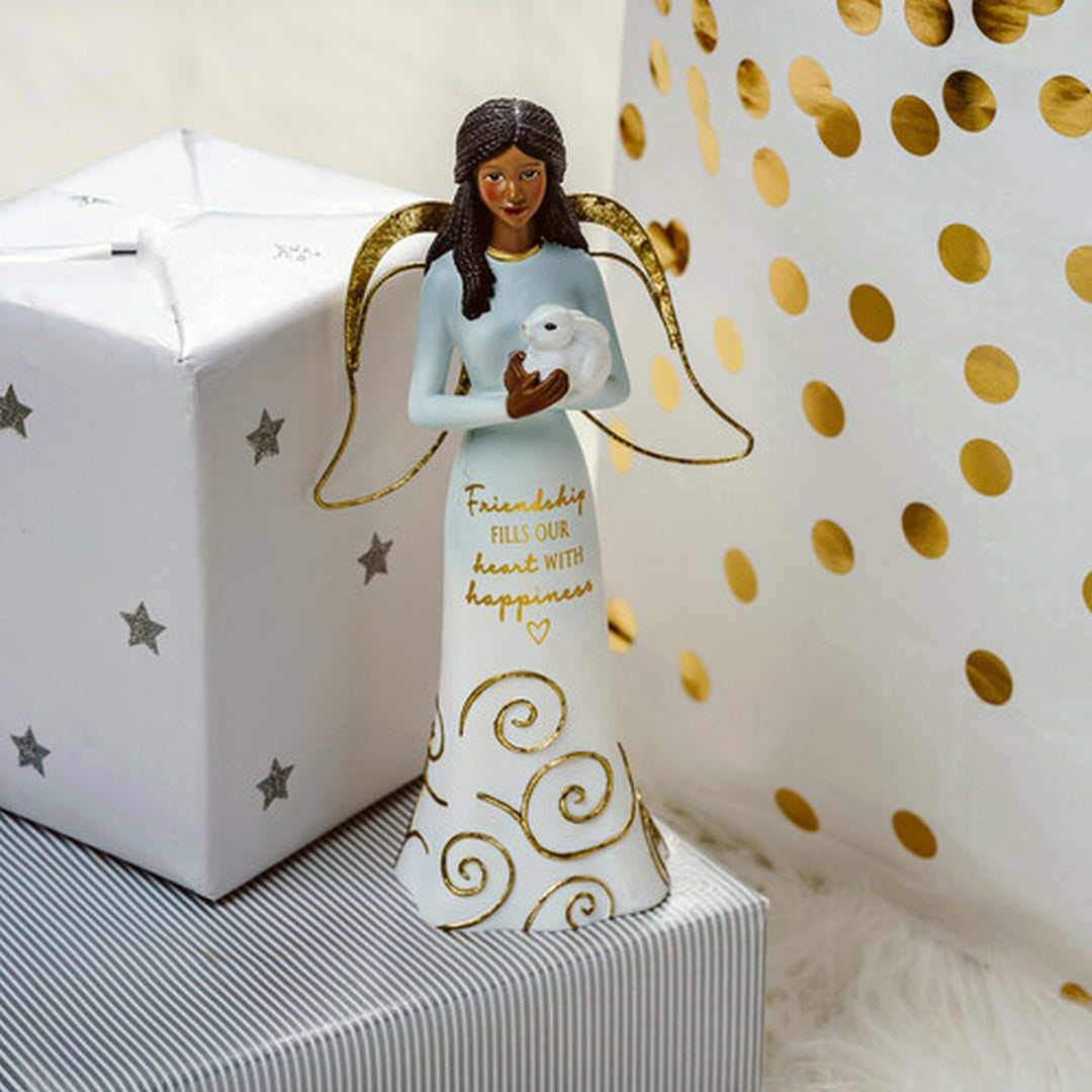 Friends Angel Figurine: Ebony Comfort Collection by Pavilion Gifts (Lifestyle Photo)