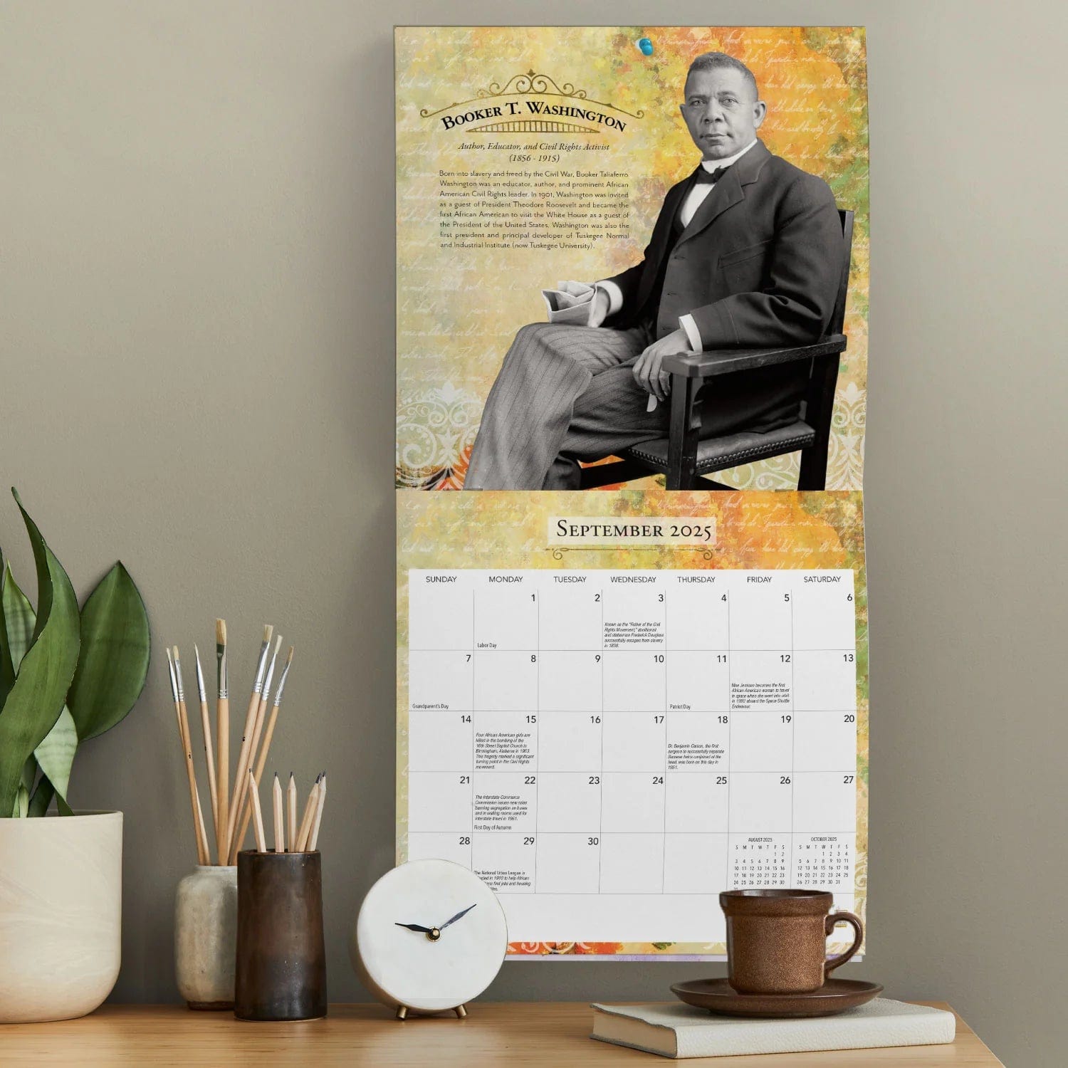 4 of 4: From Slavery to the White House: 2025 Black History Wall Calendar (Lifestyle)