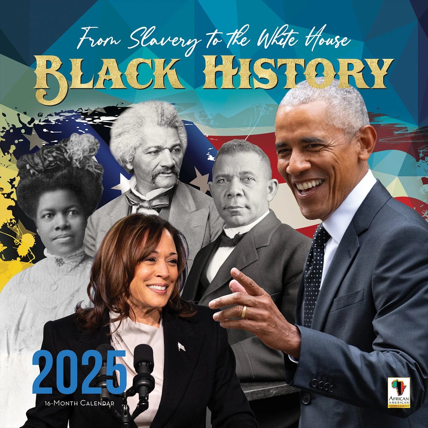 1 of 4: From Slavery to the White House: 2025 Black History Wall Calendar
