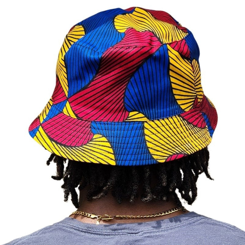 Gifty: Ankara/African Wax Print Bucket Hat