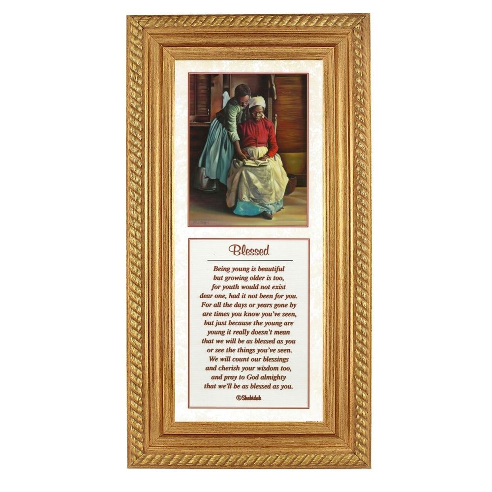 Blessed by Alix Beaujour and Shahidah (Gold Frame)