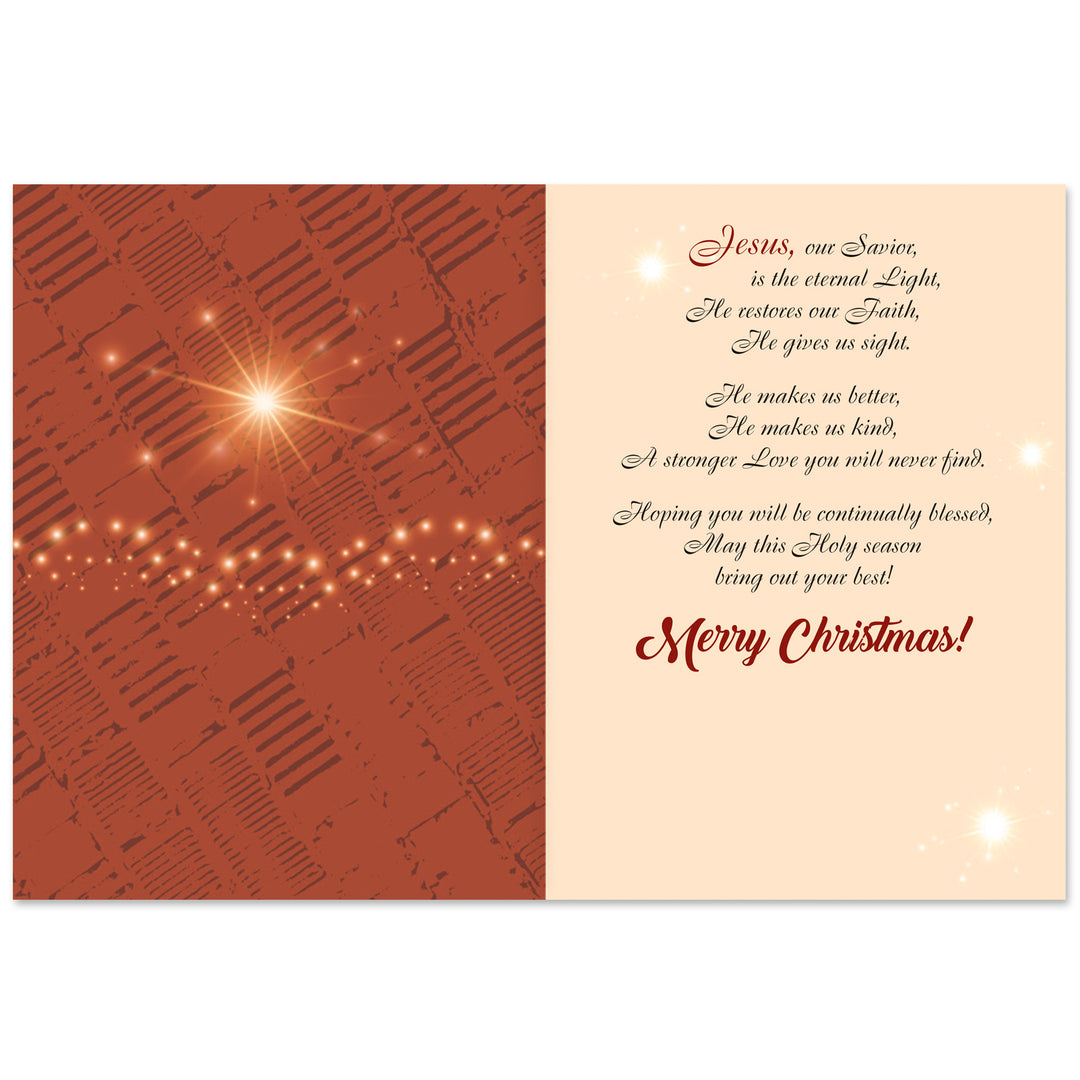 His Light Shines: African American Christmas Card Box Set (Inside)