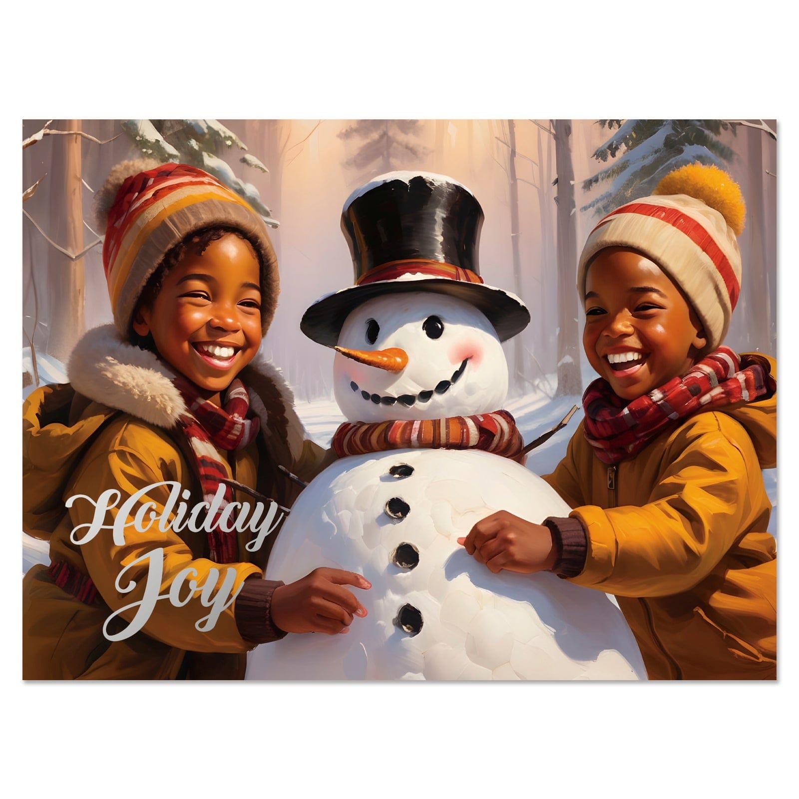 1 of 2: Holiday Joy: African American Christmas Card Box Set