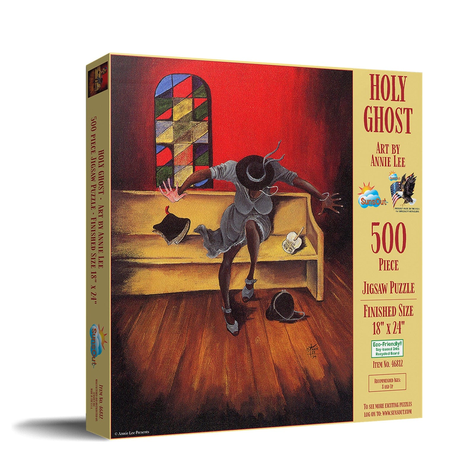 3 of 3: Holy Ghost by Annie Lee: African American Jigsaw Puzzle
