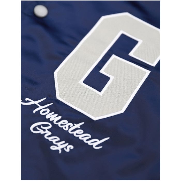 4 of 6: Homestead Grays Negro League Baseball Jacket (Front, Detail)