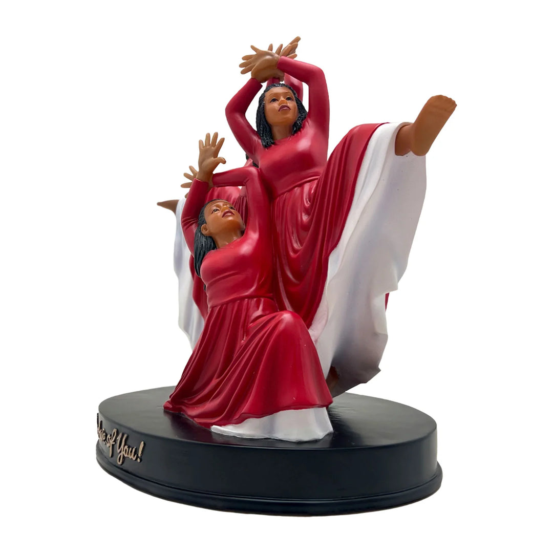 In Awe of You: African American Praise Dancer Figurine (Diva Edition)