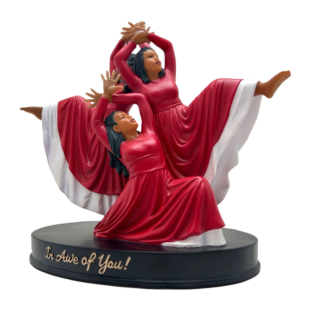 In Awe of You: African American Praise Dancer Figurine (Diva Edition)