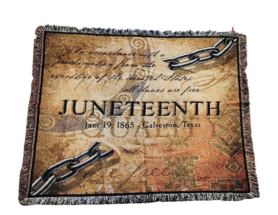 Juneteenth Tapestry Throw Blanket by Mill Street Designs