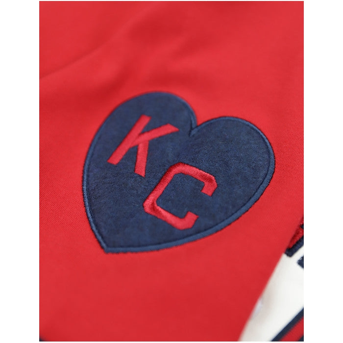 Satchel Paige: Kansas City Monarchs Negro League Baseball Hertiage Jersey (Detail, Sleeve)