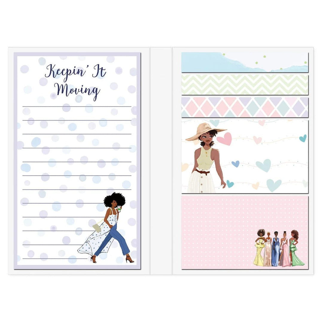 Keepin' it Moving: African American Sticky Notes Booklet Set (Interior)