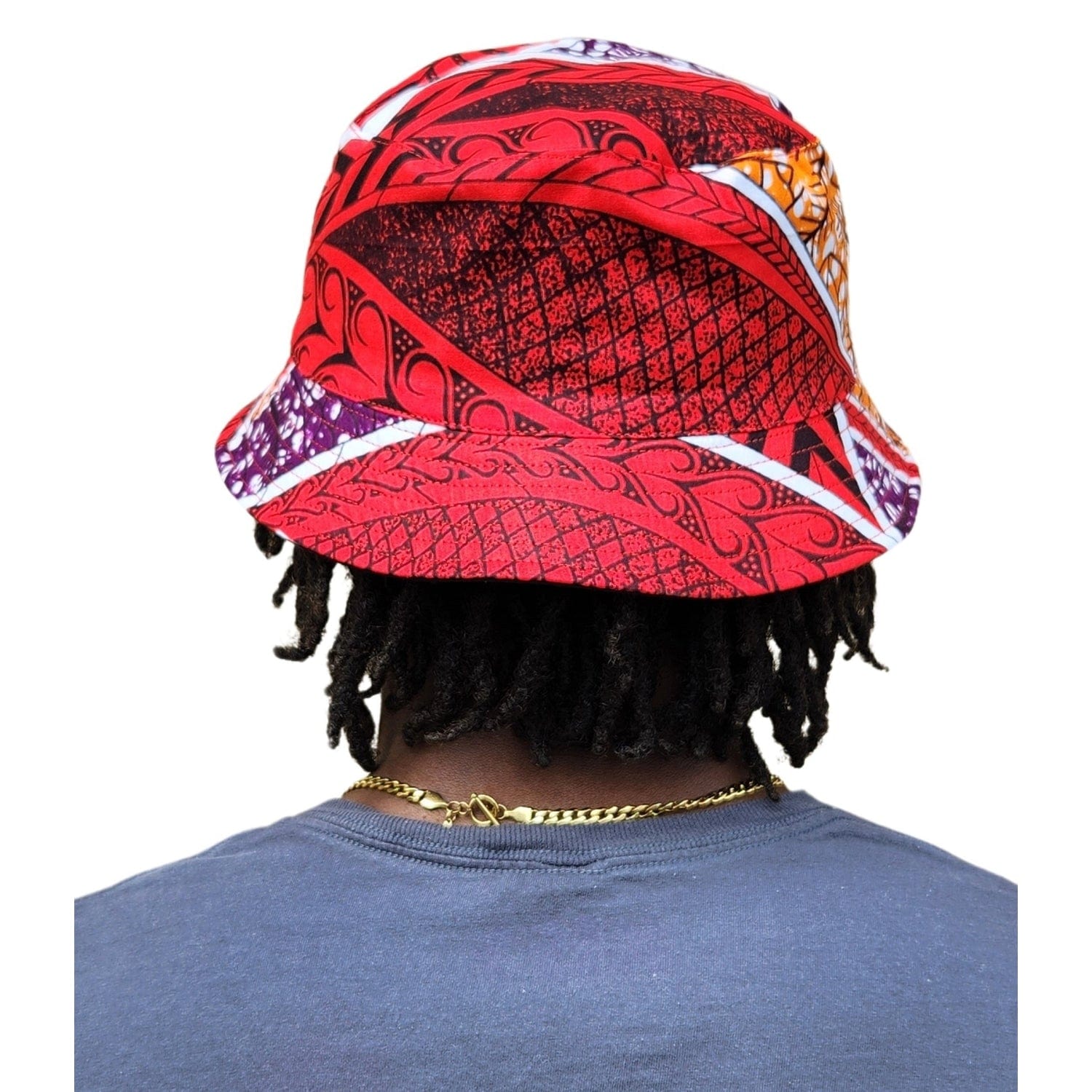 4 of 16: Kwami: Ankara/African Wax Print Bucket Hat