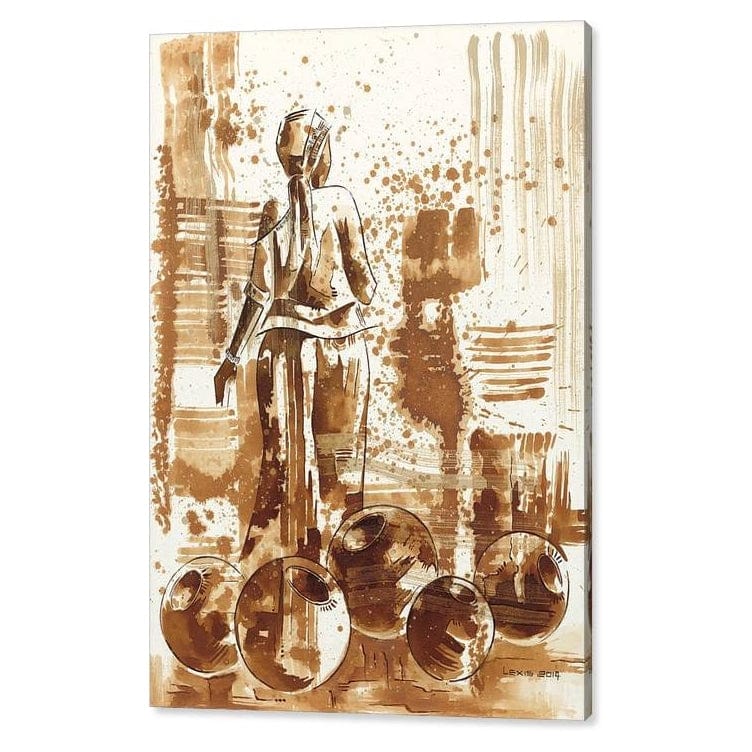 2 of 2: Leaving it all Behind by Alex Mensah (Canvas)