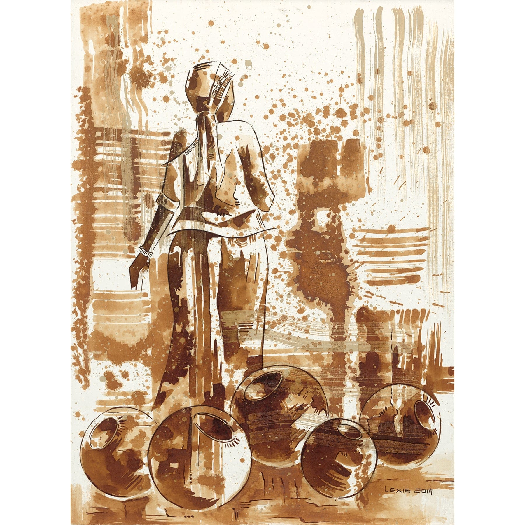 1 of 2: Leaving it all Behind by Alex Mensah (Canvas)