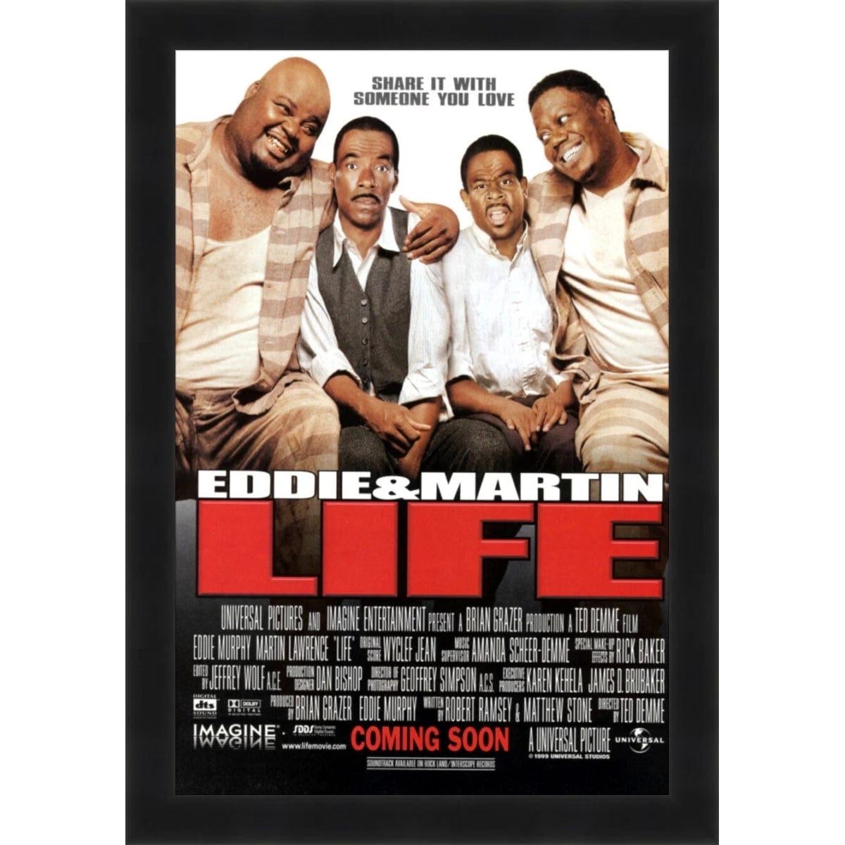 2 of 2: Life: African American Movie Poster (Black Frame)