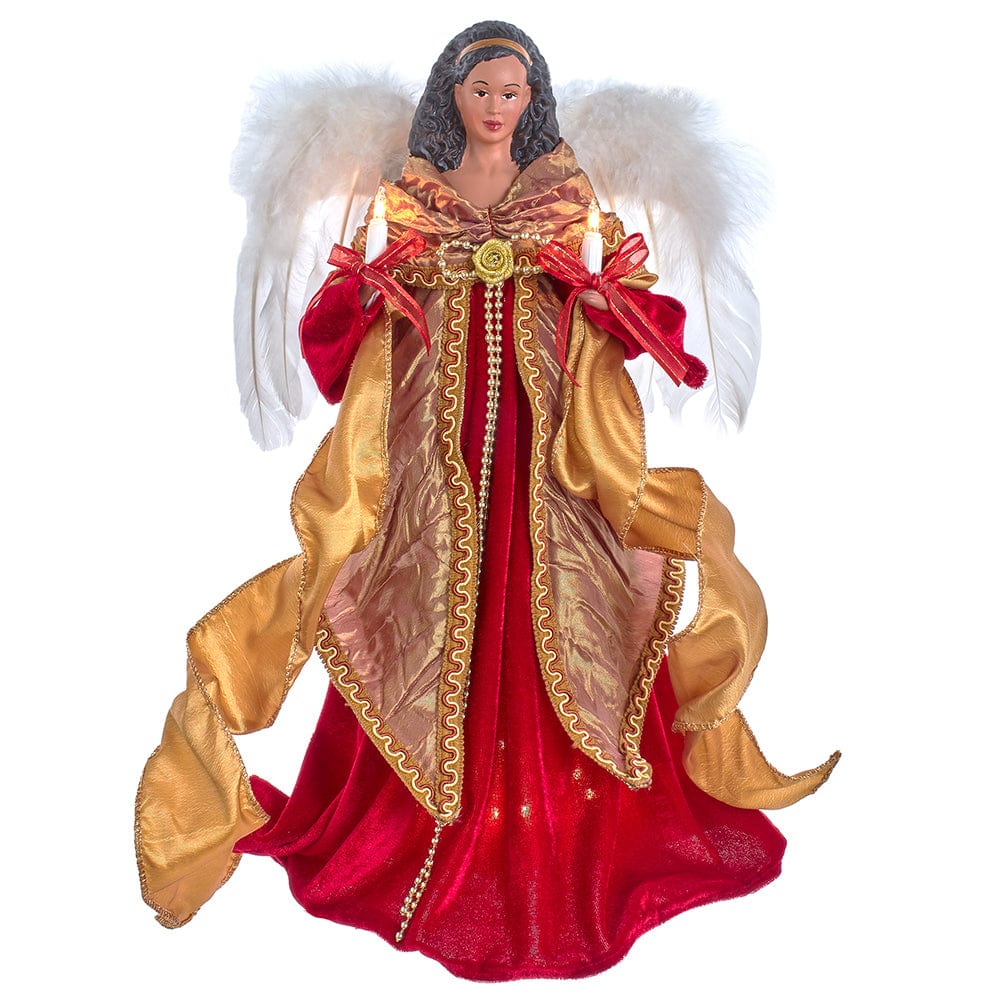 Majestic Angel African American Christmas Tree Topper The Black Art