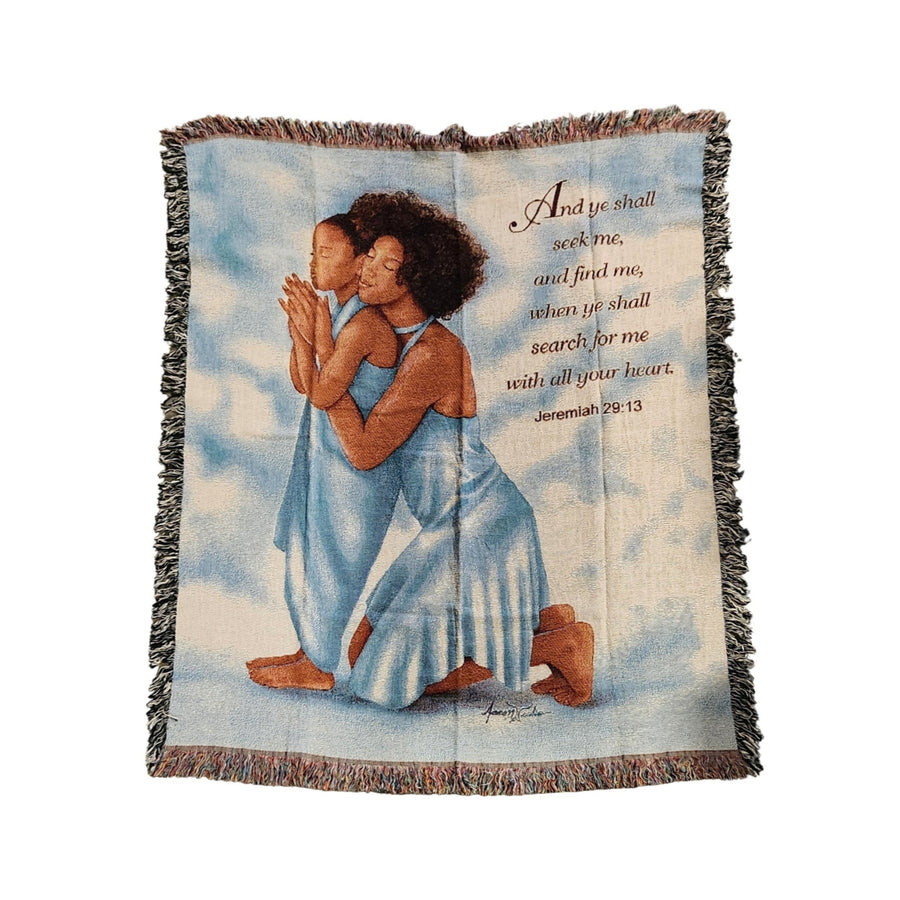 A Mother's Love Tapestry Throw/Blanket by Aaron and Alan Hicks