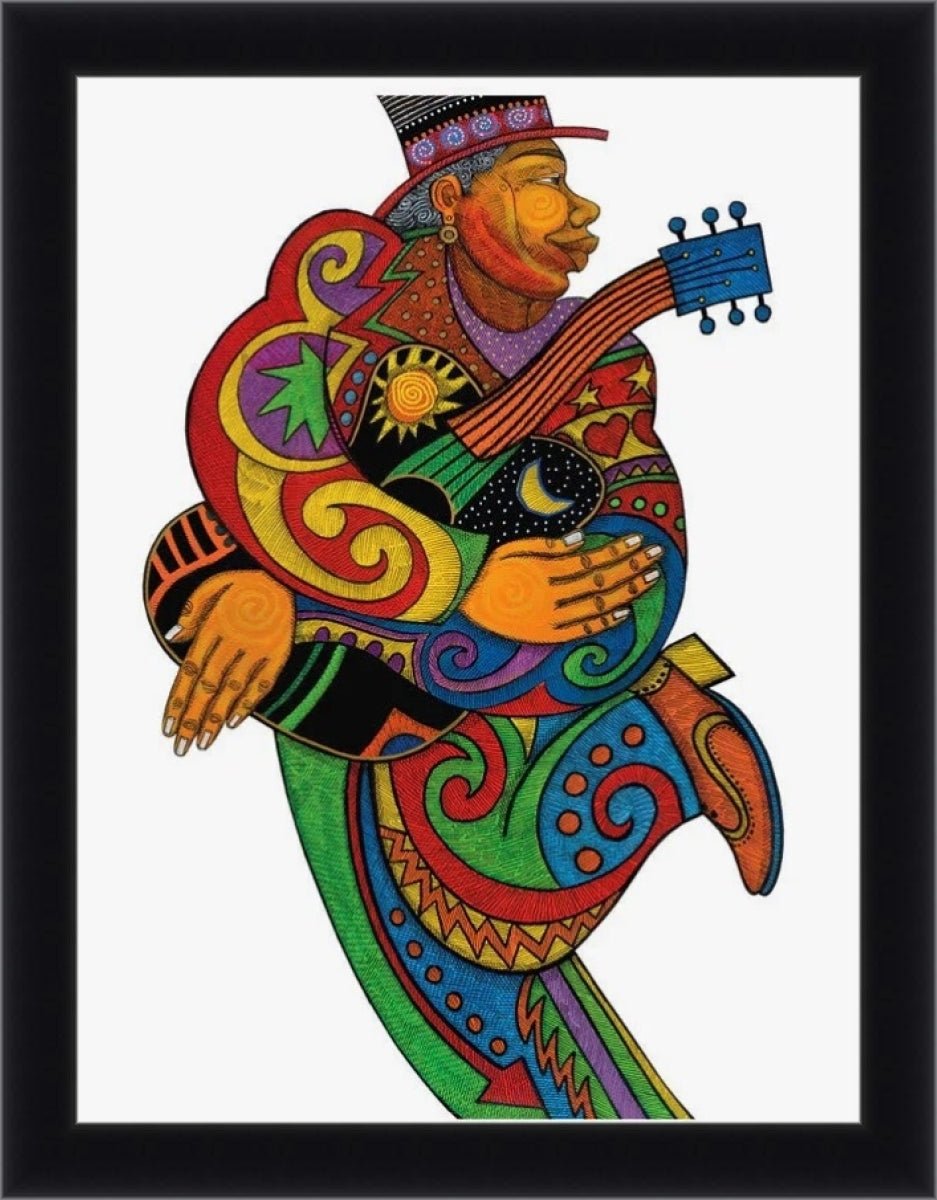 2 of 4: Mr. Jaz by Charles Bibbs (Black Frame)