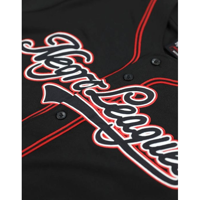 Negro Leagues Baseball Commemorative Embroidered Baseball Jersey (Front Detail)