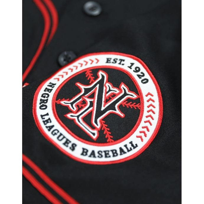 Negro Leagues Baseball Commemorative Embroidered Baseball Jersey (Sleeve Detail 2)
