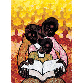 Our Story by Larry "Poncho" Brown - showing family reading together