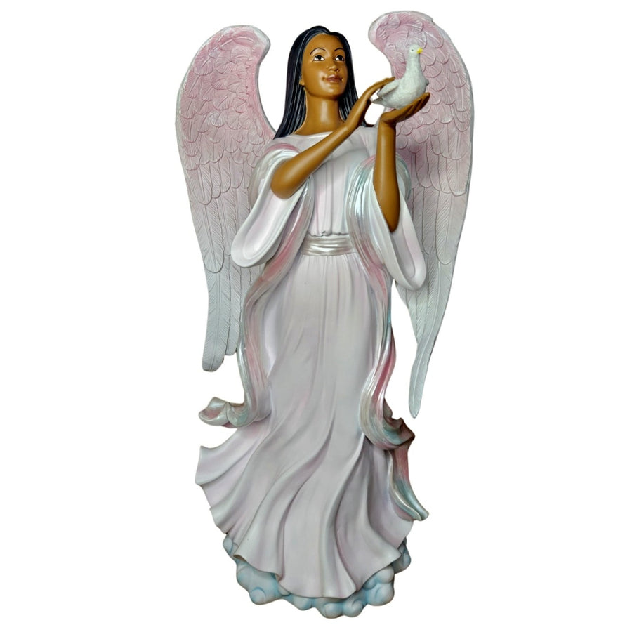 Peace on Earth: African American Angelic Figurine