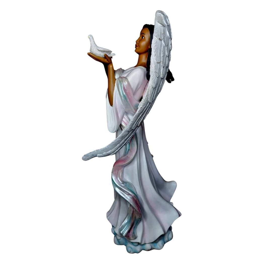 Peace on Earth: African American Angelic Figurine