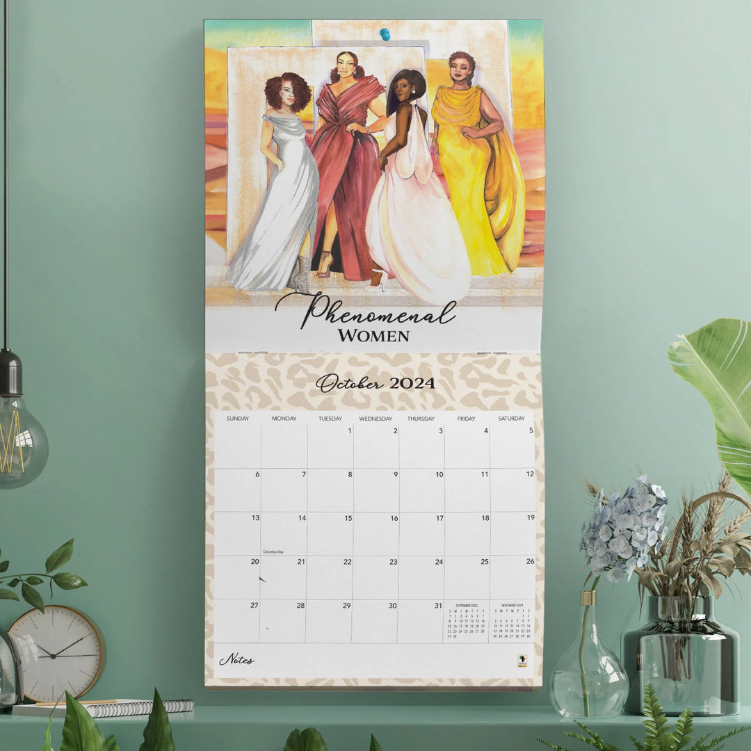 Phenomenal Women by Sara Myles: 2024 African American Wall Calendar (Lifestyle)