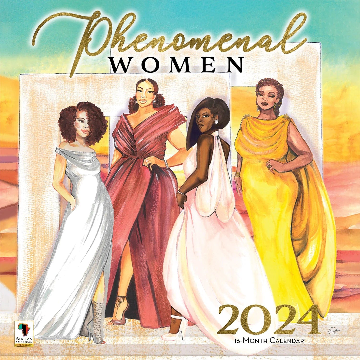 Phenomenal Women by Sara Myles 2024 African American Wall Calendar