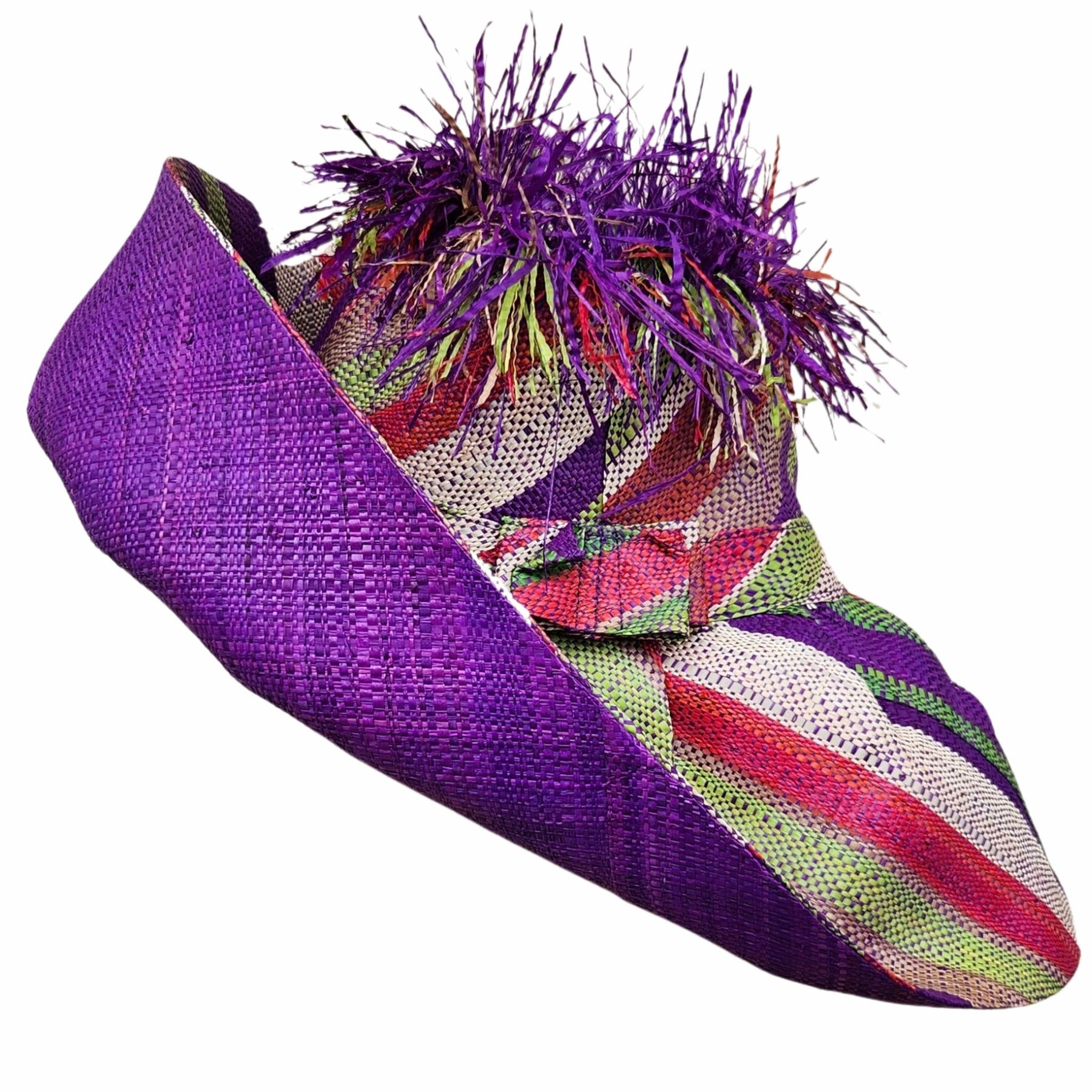 1 of 8: Prudence: Madagascar Big Brim Crown Out Raffia Sun Hat