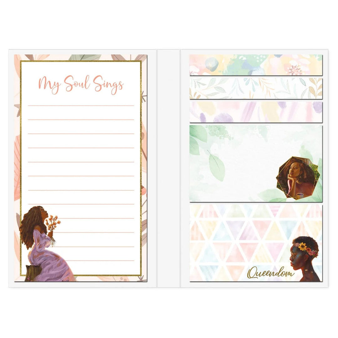 Queendom: African American Sticky Notes Booklet Set by Hillary Wilson (Interior)