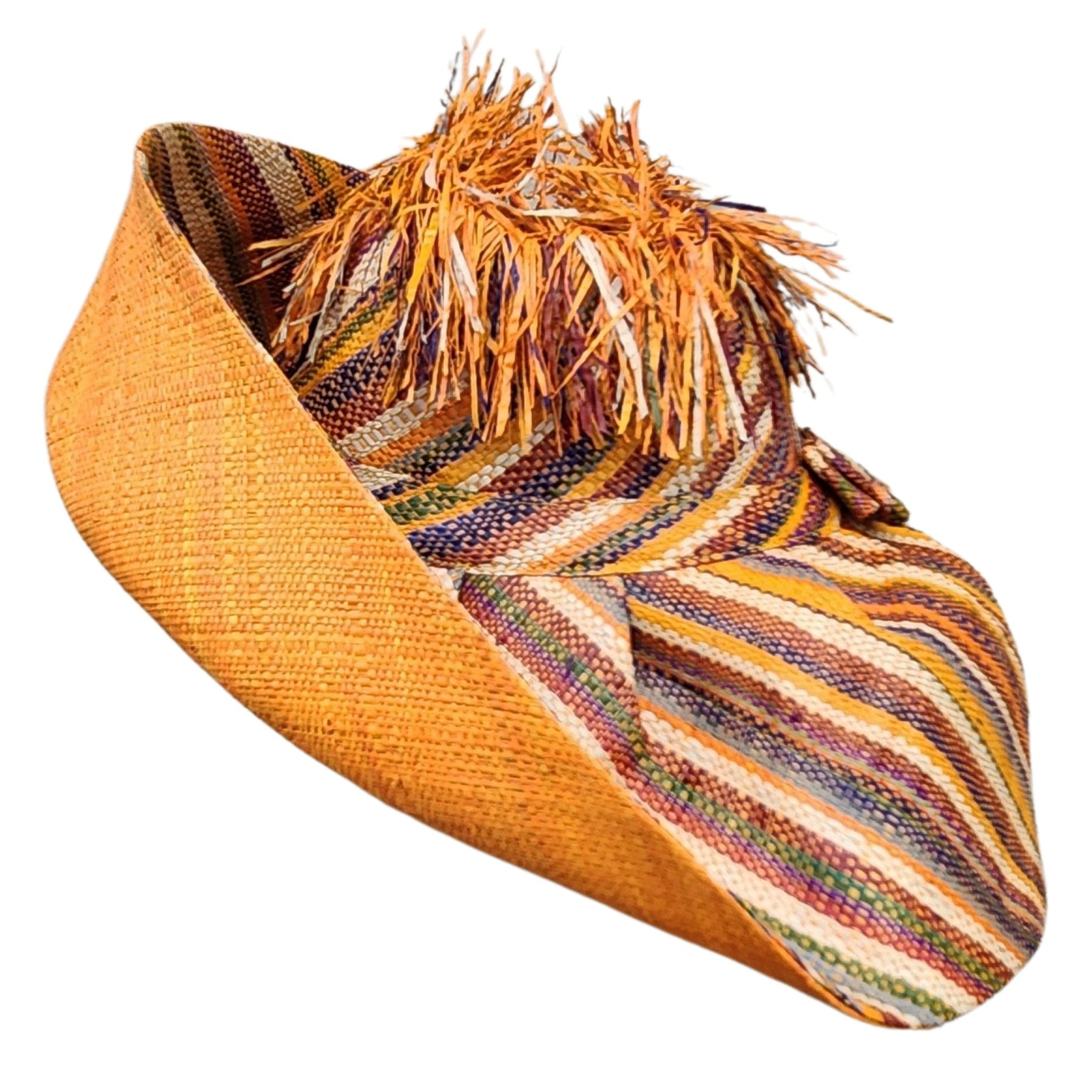 1 of 8: Rosine: Madagascar Big Brim Crown Out Raffia Sun Hat